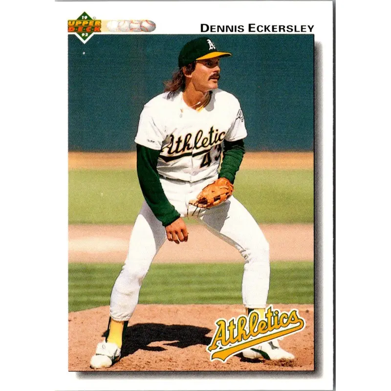1992 Upper Deck Gold Hologram Dennis Eckersley #331