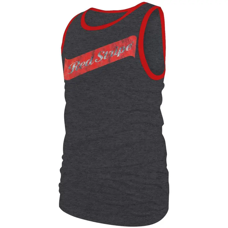 Red Stripe - Ribbon Logo Tank Top