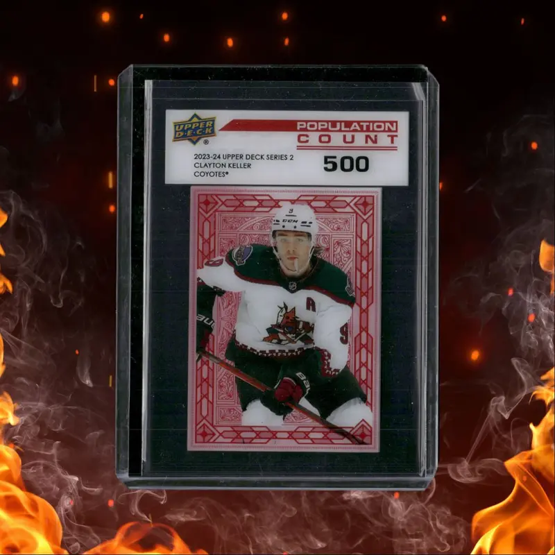 2023-24 Upper Deck Clayton Keller Population Count 500 #PC-52
