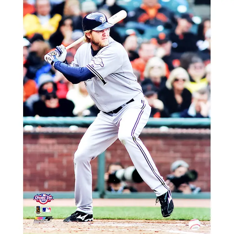 Corey Hart "Action" Milwaukee Brewers Premium Poster Print - Photofile 16x20