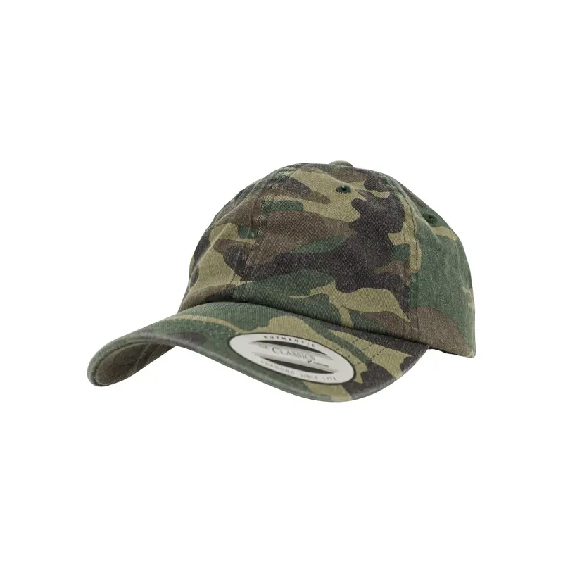 Low Profile Camo Washed Cap