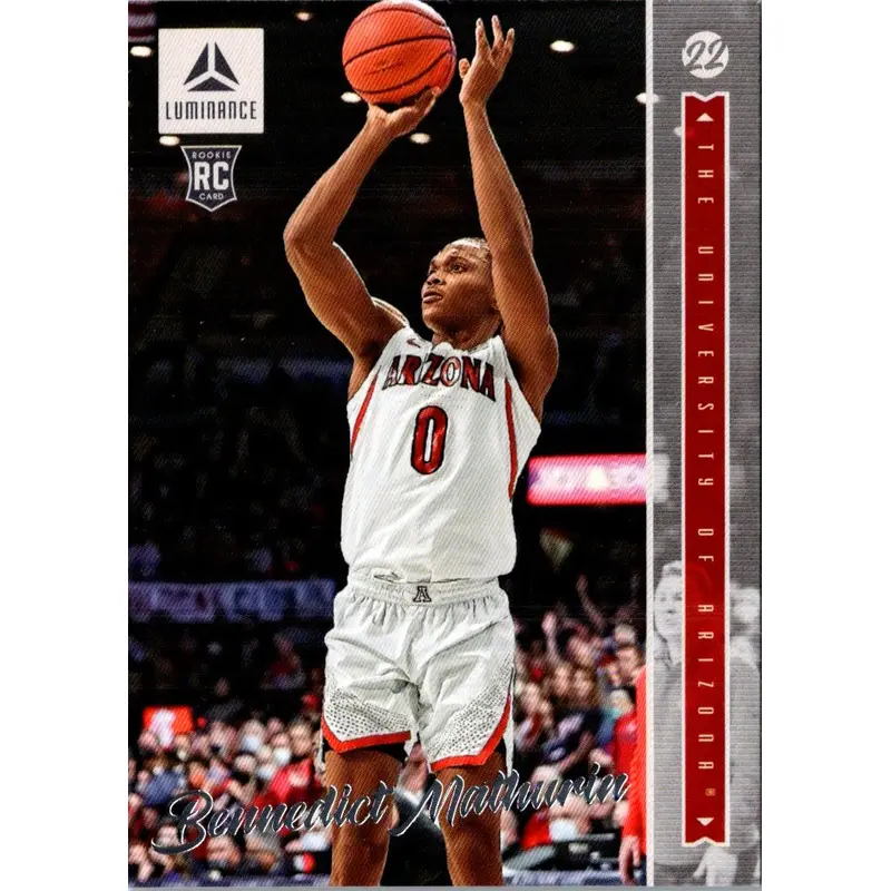 2022 Panini Chronicles Draft Picks Luminance Bennedict Mathurin #28