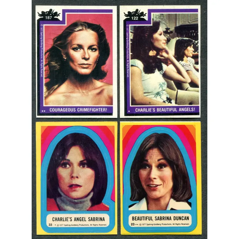1977 Topps Charlie's Angels Complete Series 3 Set (w/ stickers) (66/11) NM NM+