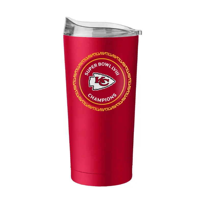Kansas City Chiefs 20oz SB 58 Champions Powder Coat Tumbler