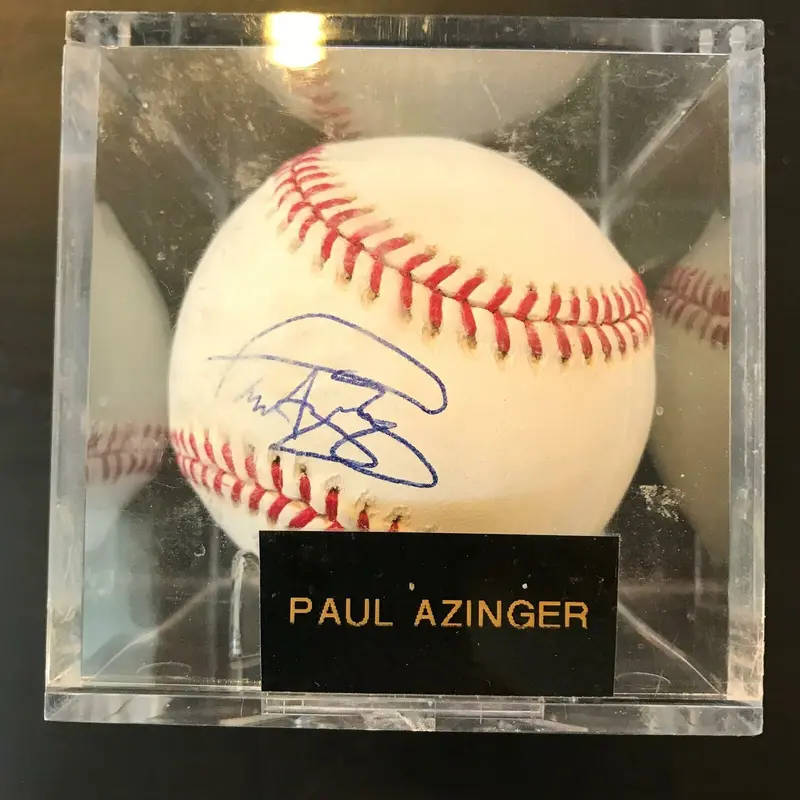 Paul Azinger Signed Autographed Official Major League Baseball PGA Golf