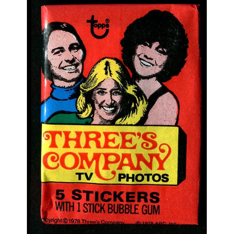 1978 Topps Three's Company Unopened Wax Pack