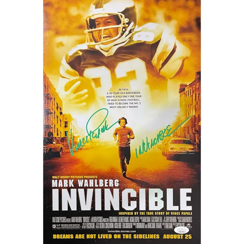 Vince Papale Autographed Invincible 11x17 Mini Movie Poster - JSA