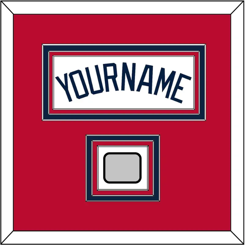 Atlanta Name & World Series Champions Patch - Home White - Triple Mat 2
