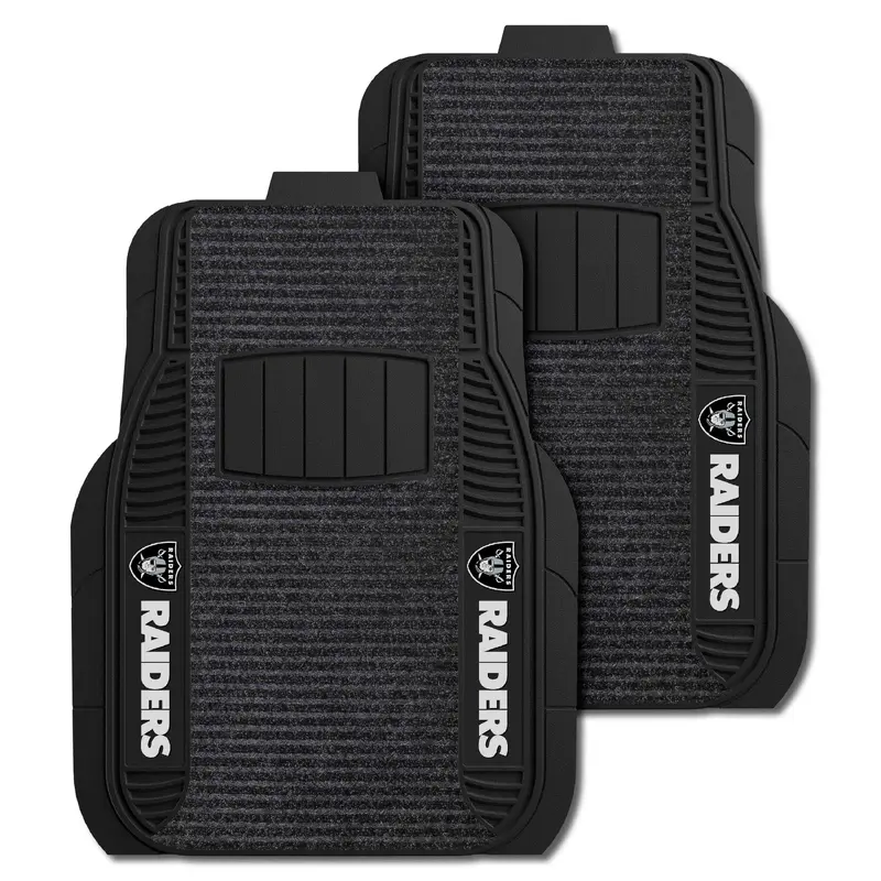 NFL - Las Vegas Raiders 2-pc Deluxe Car Mat Set