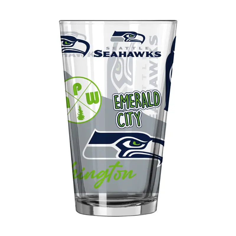 Seattle Seahawks 16oz Native Pint Glass