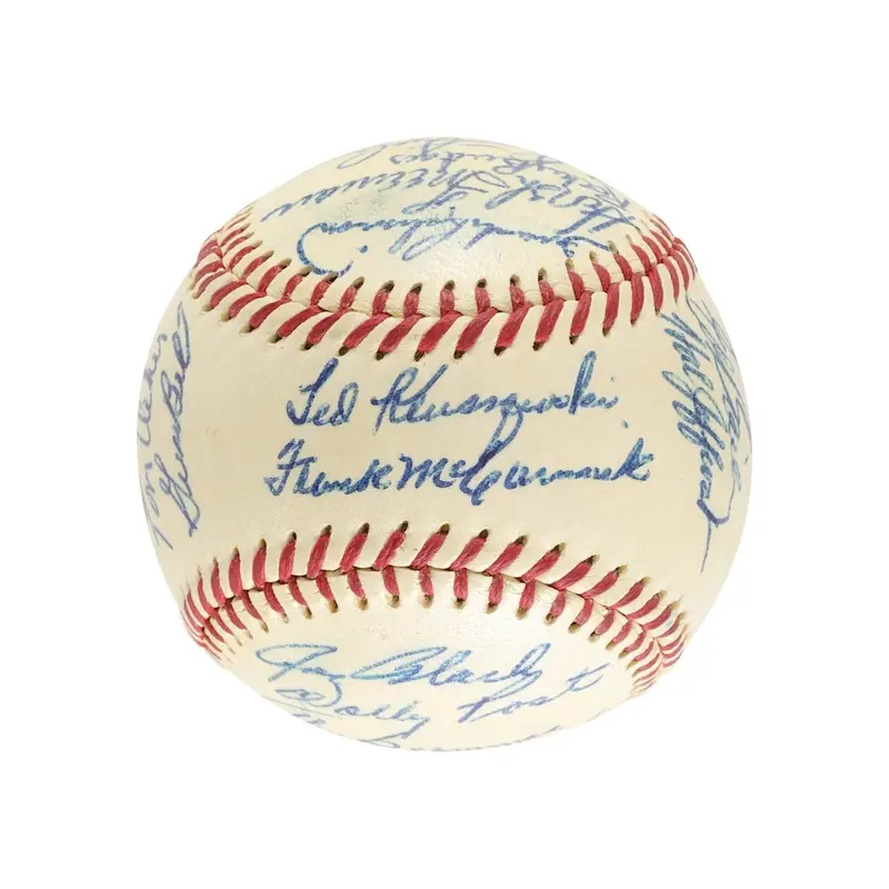 The Finest 1956 Cincinnati Reds Team Signed Baseball PSA DNA Frank Robinson