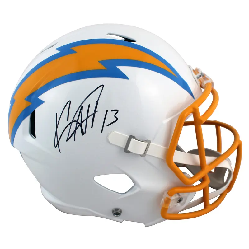 Chargers Keenan Allen Authentic Signed Full Size Speed Rep Helmet BAS Witnessed