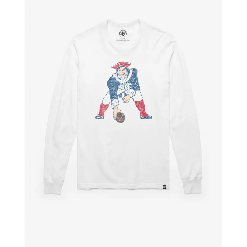 NEW ENGLAND PATRIOTS HISTORIC PREMIER '47 FRANKLIN LONG SLEEVE TEE