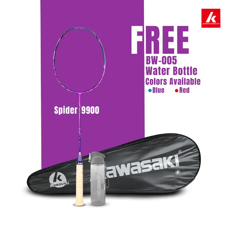 Spider 9900 II Unstrung Badminton Racket Kawasaki | Kibi Sports