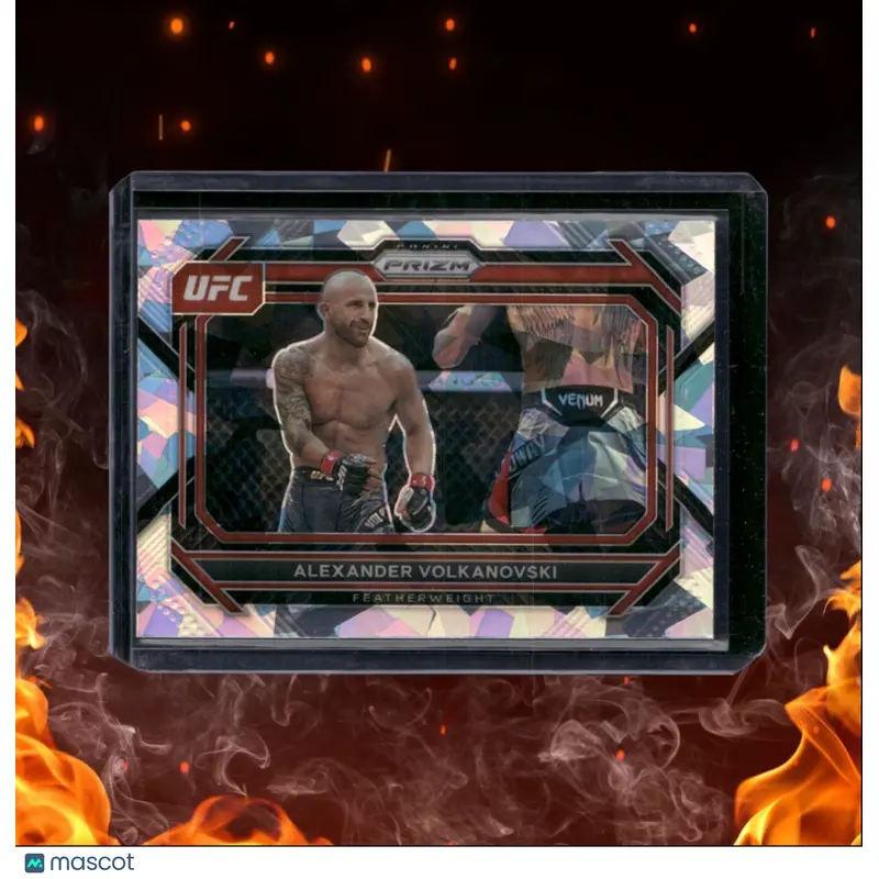2023 Panini Prizm UFC Alexander Volkanovski Cracked Ice Prizm #36