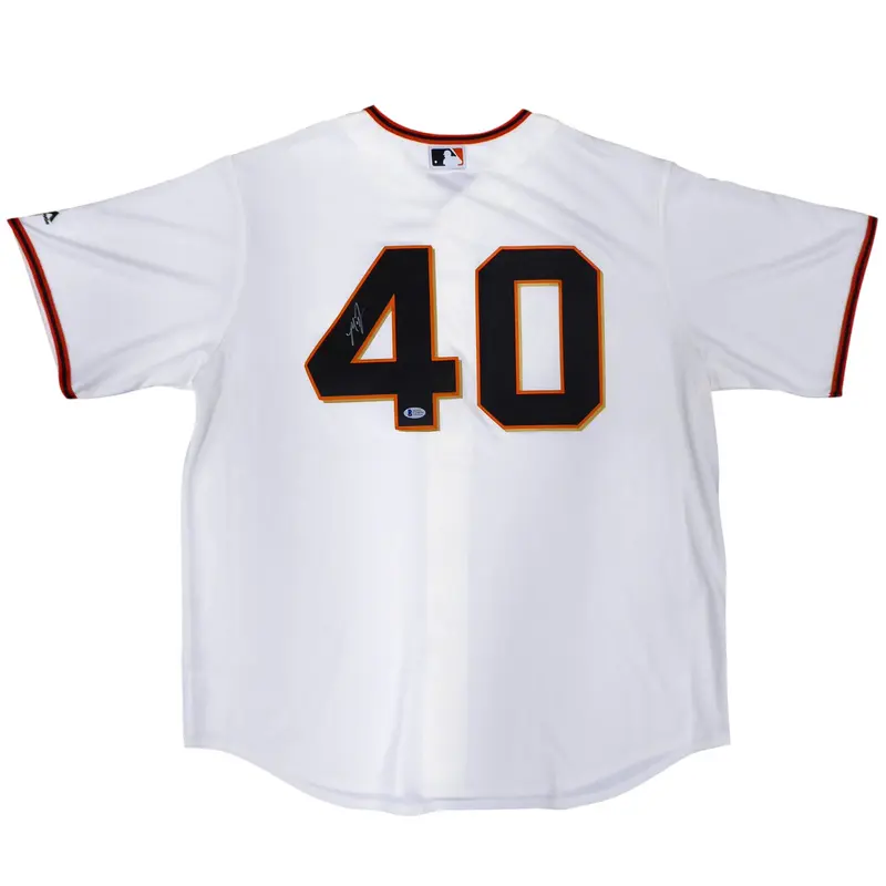 Madison Bumgarner Autographed San Francisco Giants (Cream #40) Majestic Jersey - Beckett