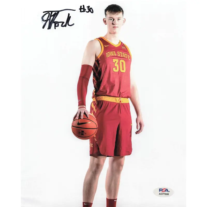 J.T. Rock signed 8x10 Photo PSA/DNA Autographed Iowa State