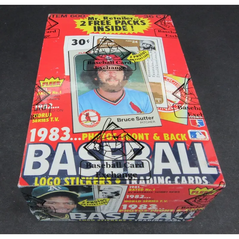 1983 Fleer Baseball Unopened Wax Box (FASC)