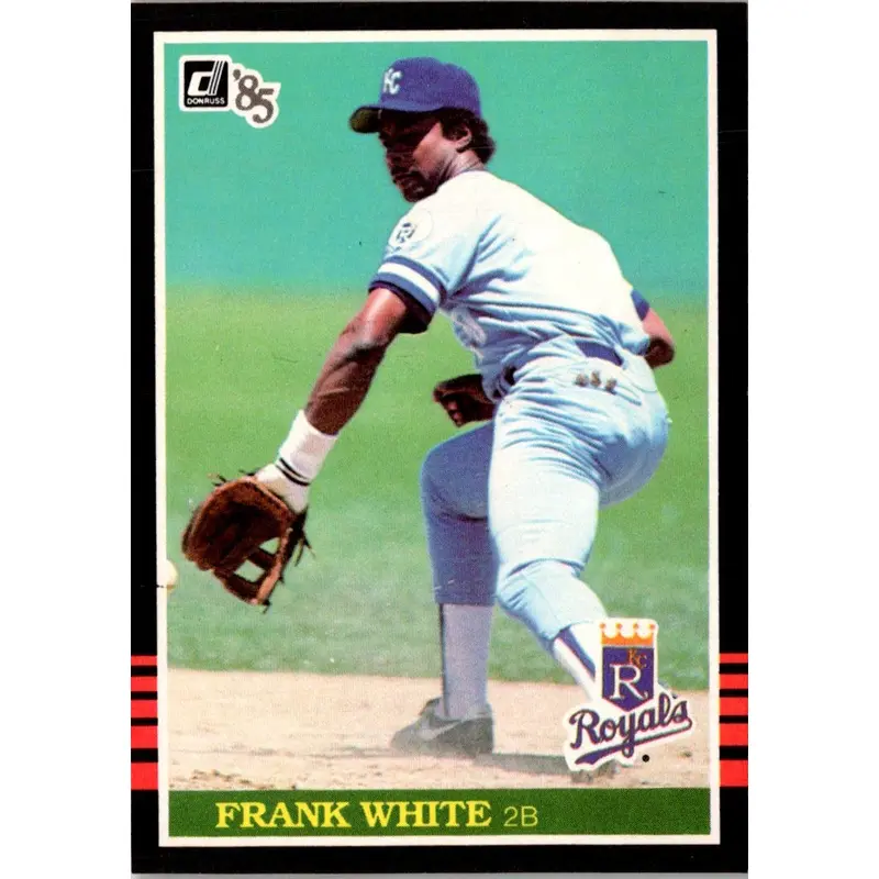 1985 Donruss Frank White #175