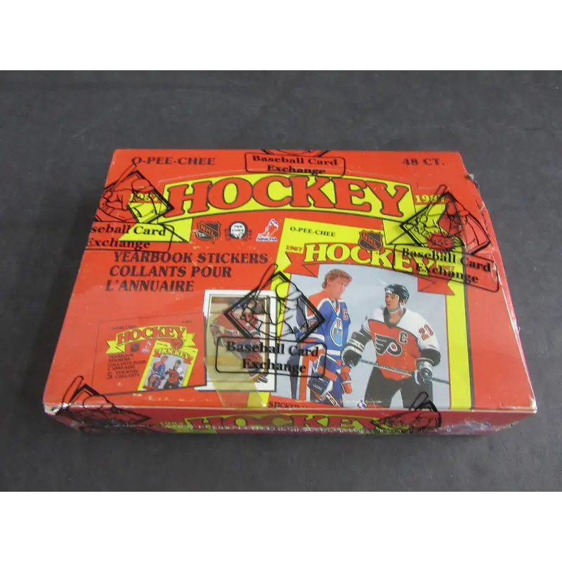 1987/88 OPC O-Pee-Chee Hockey Stickers Unopened Box (Tape) (BBCE)