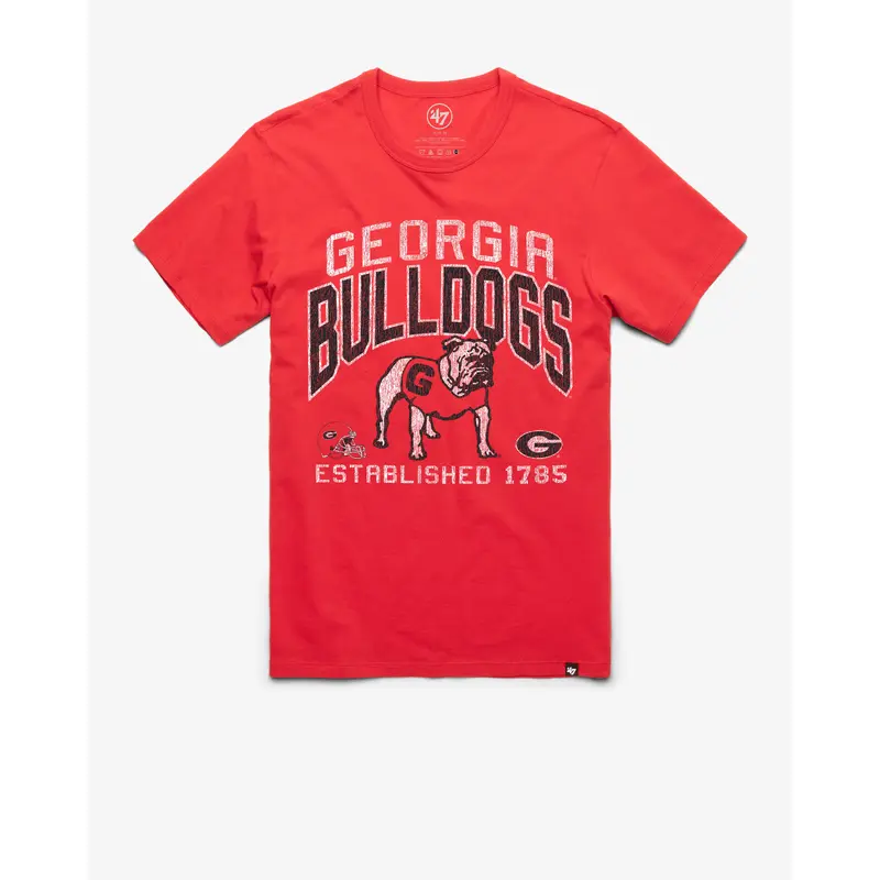 GEORGIA BULLDOGS '47 TURNED UP FRANKLIN TEE