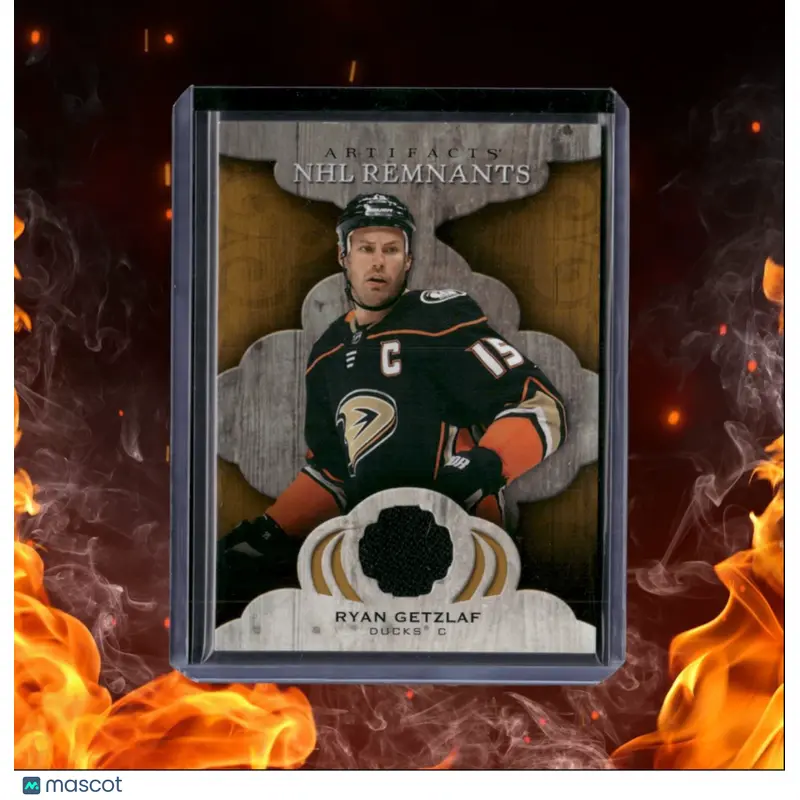 2021-22 Upper Deck Artifacts Ryan Getzlaf NHL Remnants Jersey #NR-RG