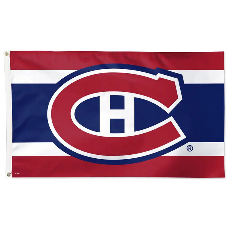 Montreal Canadiens Official NHL Hockey Deluxe-Edition 3'x5' Flag - Wincraft Inc.