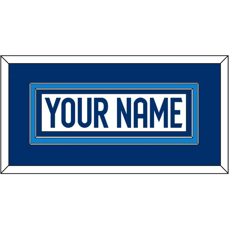 Finland Mens Hockey Nameplate - 2025 4 Nations White - Double Mat 2