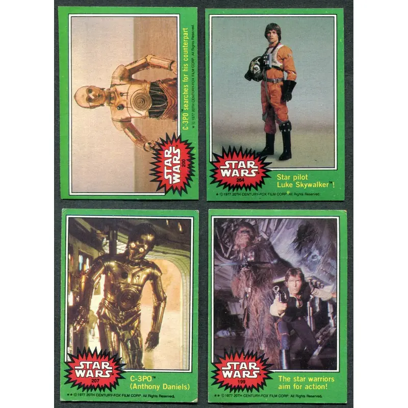 1978 Topps Star Wars Complete Series 4 Set (66) EX/MT (Read)