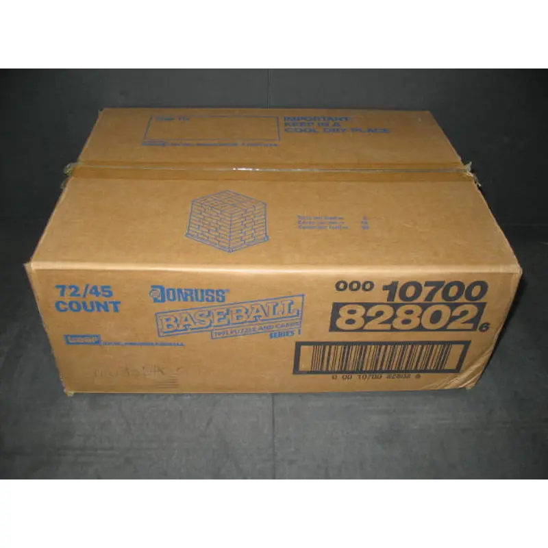 1991 Donruss Baseball Series 1 Rack Case (72/45)