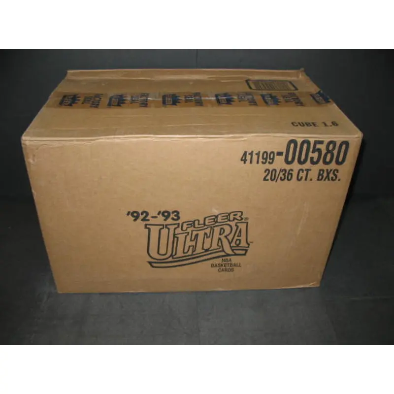 1992/93 Fleer Ultra Basketball Series 2 Case (20 Box) (00580)