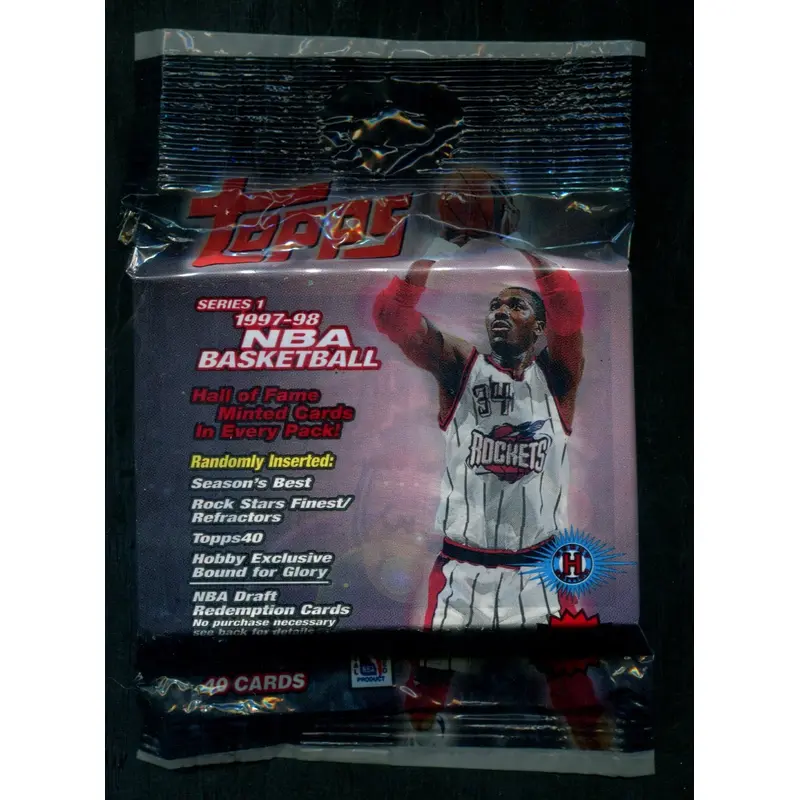 1997/98 Topps Basketball Unopened Series 1 Jumbo Pack (Hobby) (40)