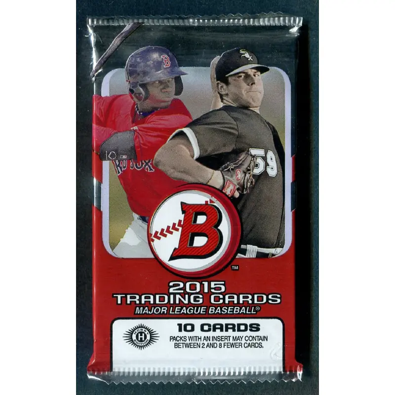 2015 Bowman Baseball Unopened Pack (Hobby) (10)
