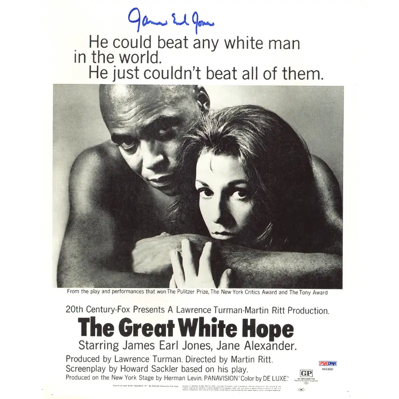James Earl Jones The Great White Hope Authentic Signed 11X14 Photo PSA #AB43680