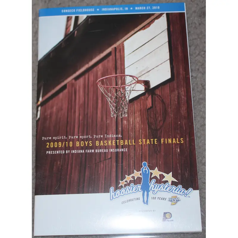 2010 Indiana High School Basketball State Finals Program
