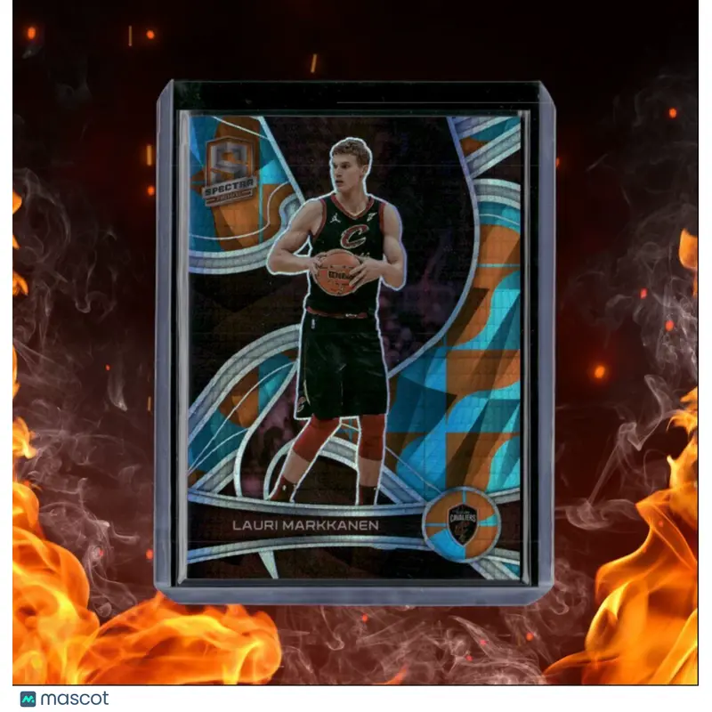 2021-22 Panini Spectra Lauri Markkanen Blue and Orange Asia Prizm 45/49 #91