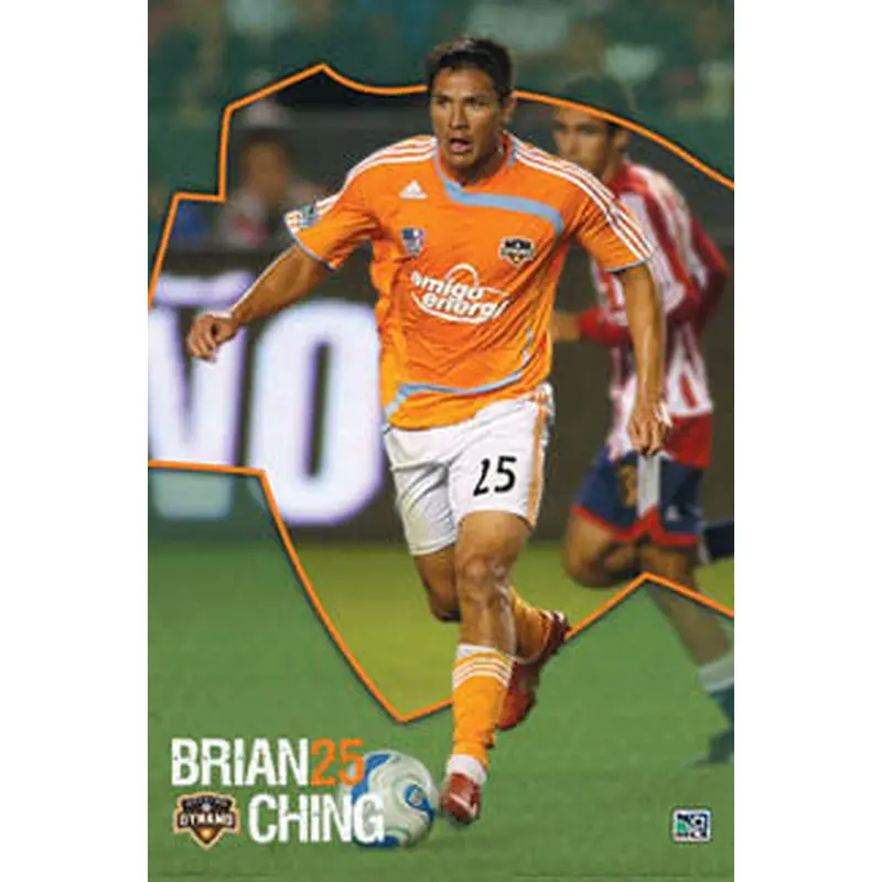 Brian Ching "Superstar" Houston Dynamo MLS Soccer Action Poster - Aquarius 2008