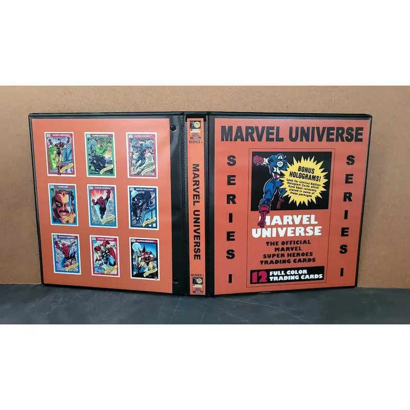 1990 Marvel Universe Series I Cards Custom Made Album Binder Inserts 3 Sizes - 3624