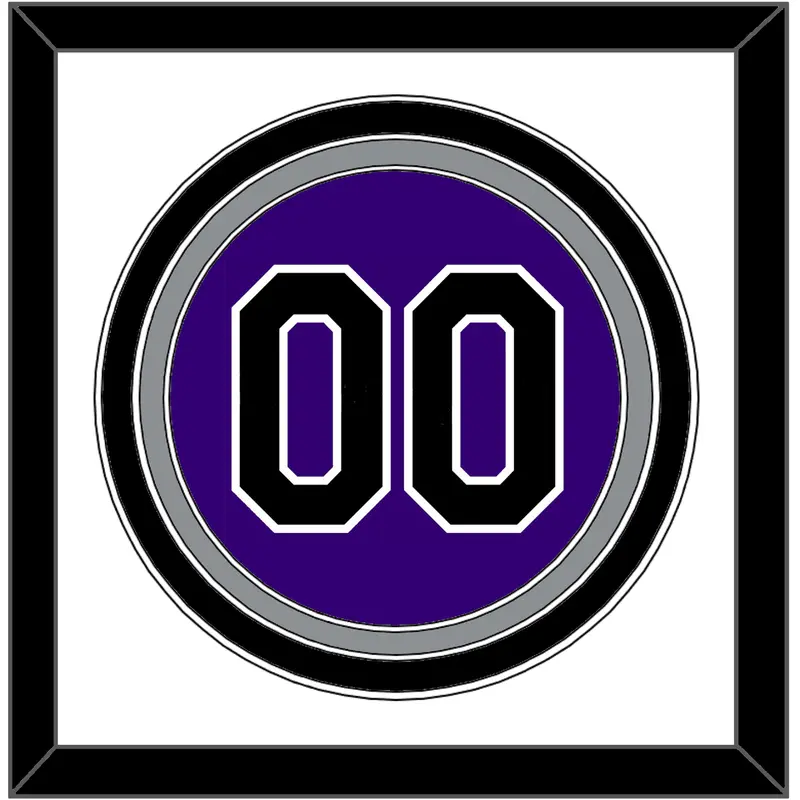 Colorado Number - Alternate Purple - Triple Mat 1