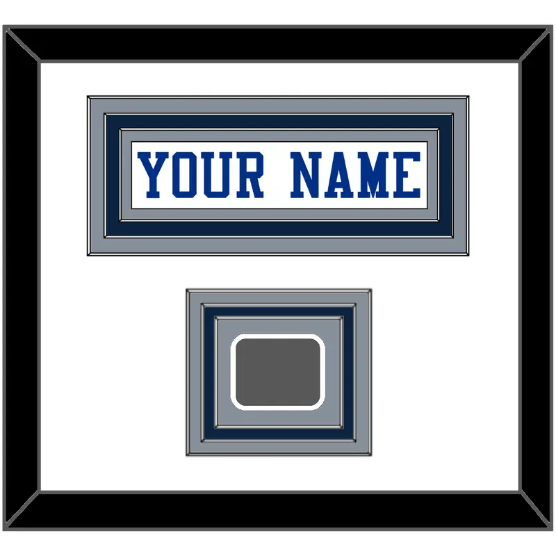 Dallas Nameplate & Super Bowl Jersey Patch - White Jersey - Triple Mat 3