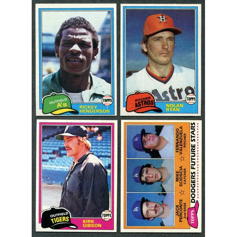 1981 Topps Baseball Complete Set NM NM/MT (726) (23-319)