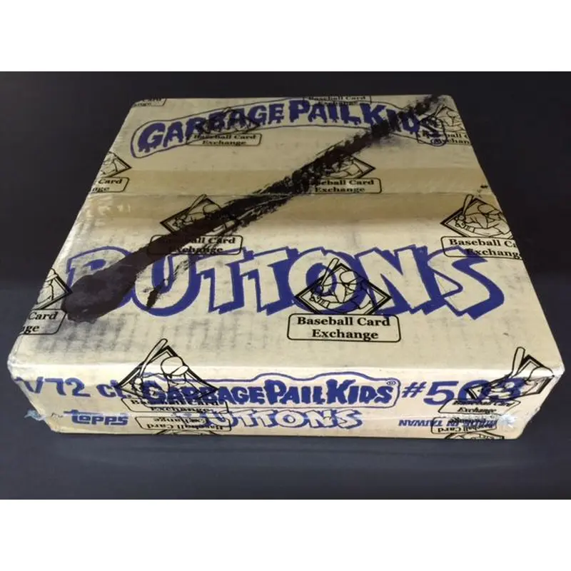 1986 Topps Garbage Pail Buttons Box (72 Count)