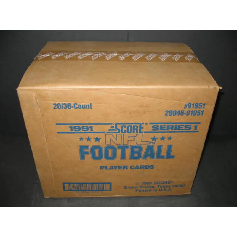 1991 Score Football Series 1 Case (20 Box)
