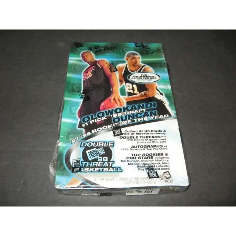 1998 1998/99 Press Pass Basketball Double Threat Box (Hobby)