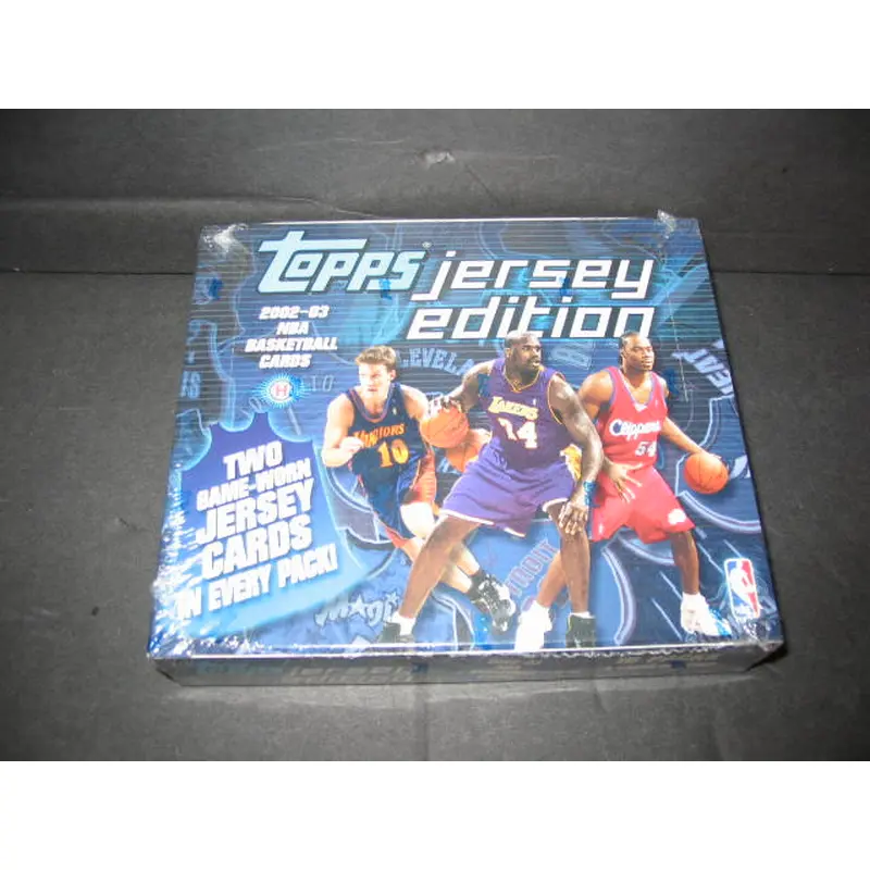 2002/03 Topps Jersey Edition Basketball Box (Hobby)