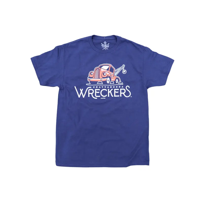 Chattanooga Lookouts Primary Logo Wreckers Tee
