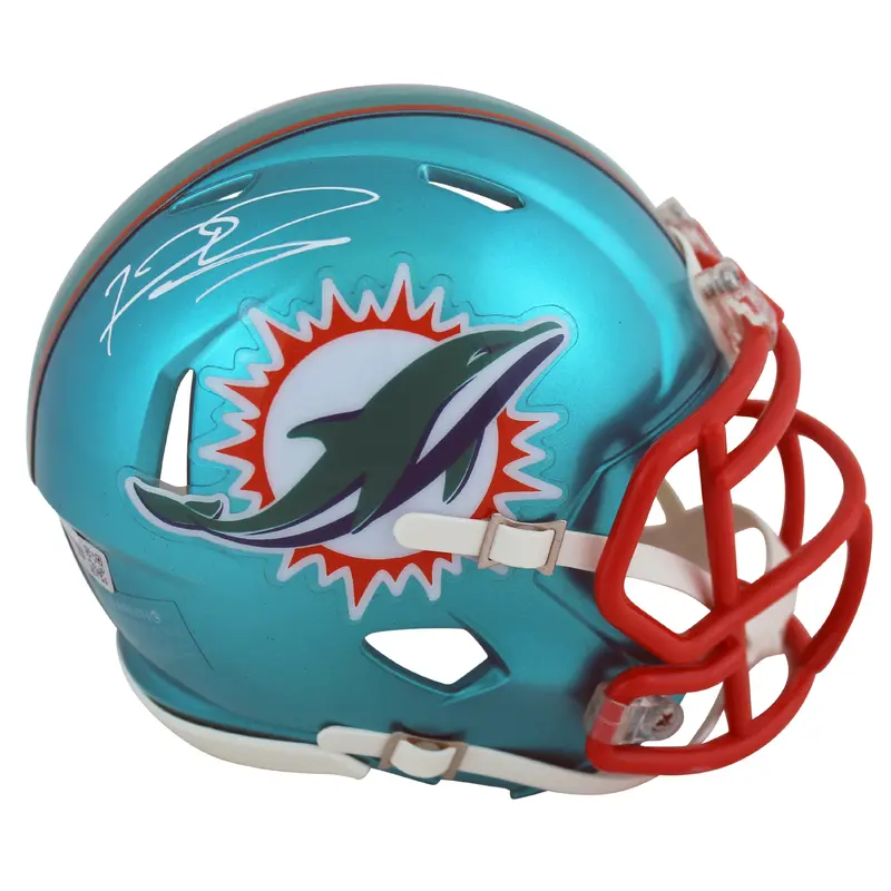 Dolphins Tua Tagovailoa Authentic Signed Flash Speed Mini Helmet Fanatics COA