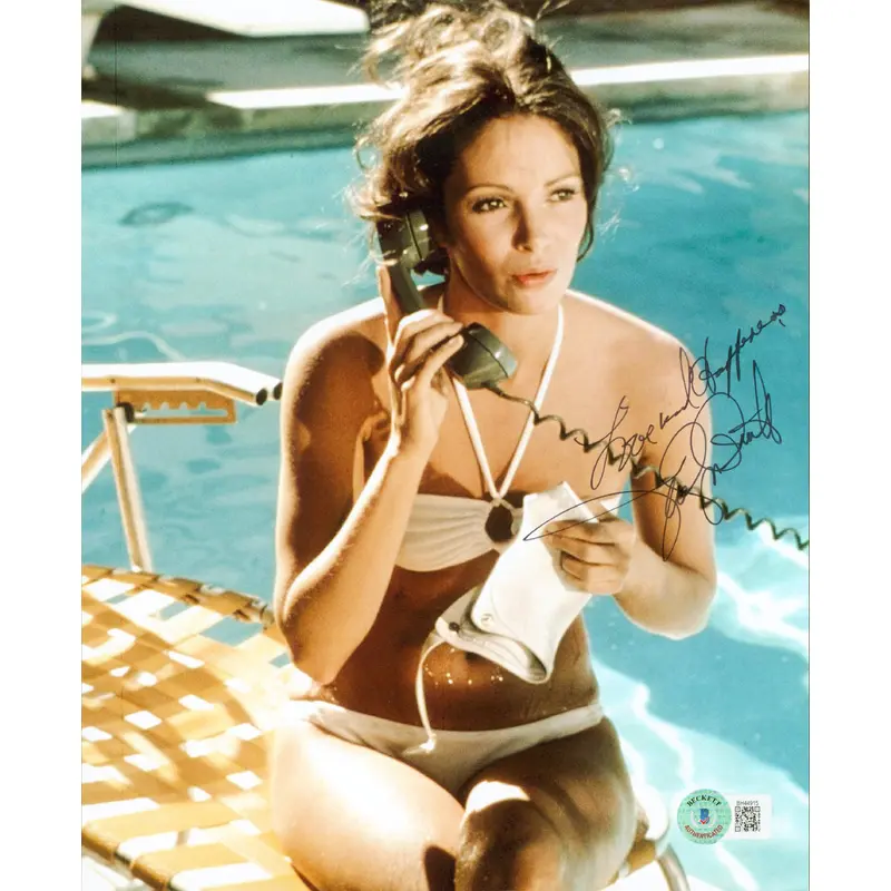Jaclyn Smith Charlie's Angels "Love & Happiness" Signed 8x10 Photo BAS #BH44915