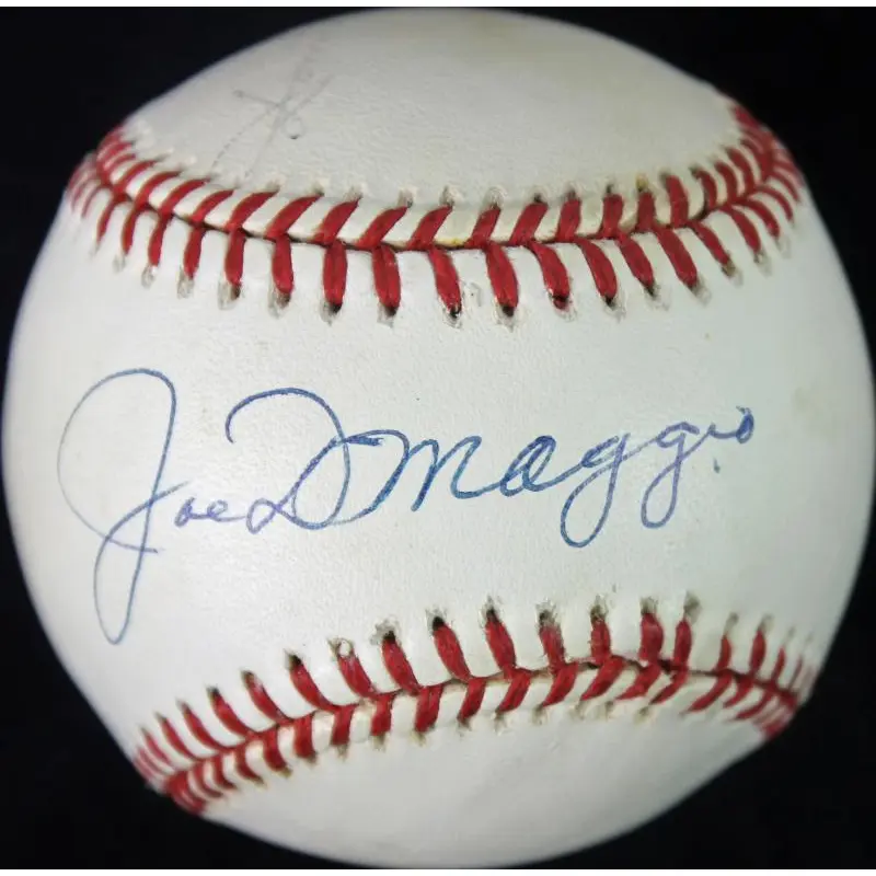 Joe Dimaggio & Dom Dimaggio Signed Authentic Oal Baseball PSA/DNA #B46999