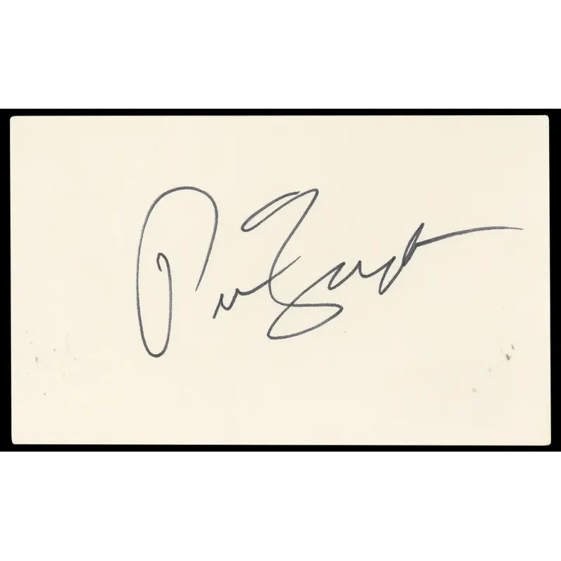 Pia Zadora Butterfly Authentic Signed 3x5 Index Card Autographed BAS #BN33205